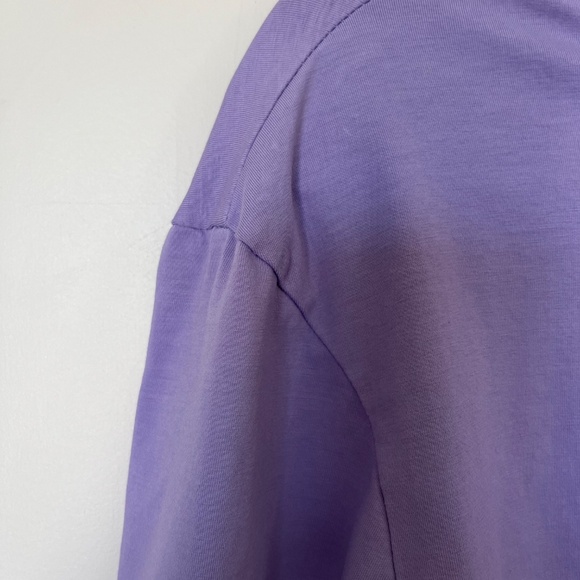 Asymmetrical long sleeve cotton tshirt - Picture 3 of 9